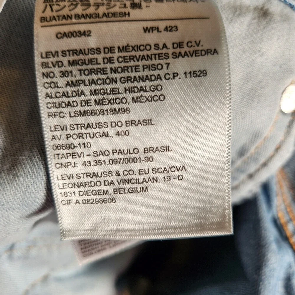 Levi's 550 Jeans Men's 38X34 Straight Relaxed Denim Classic‎ Blue